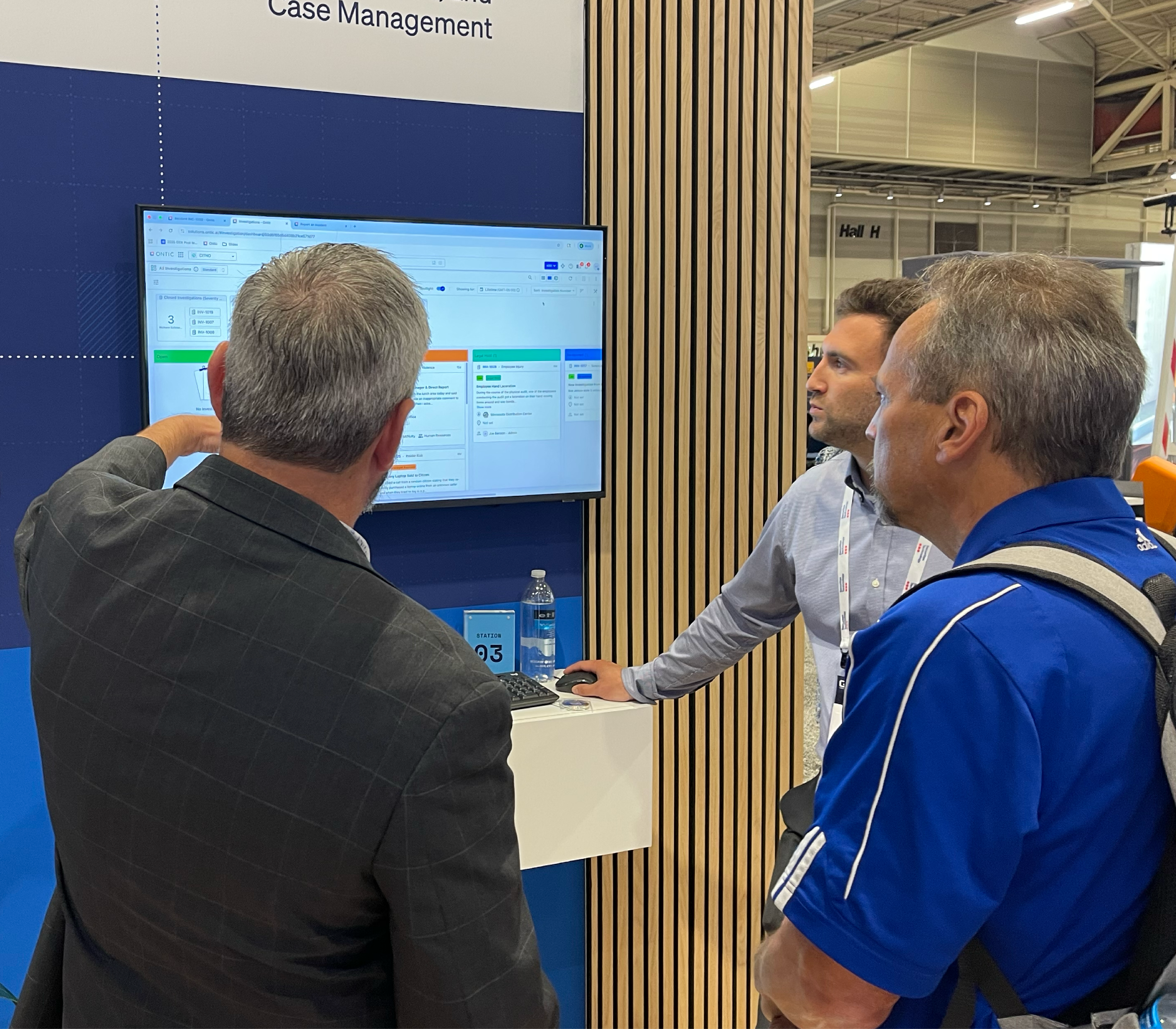 Ontic security operations team collaborating on the platform